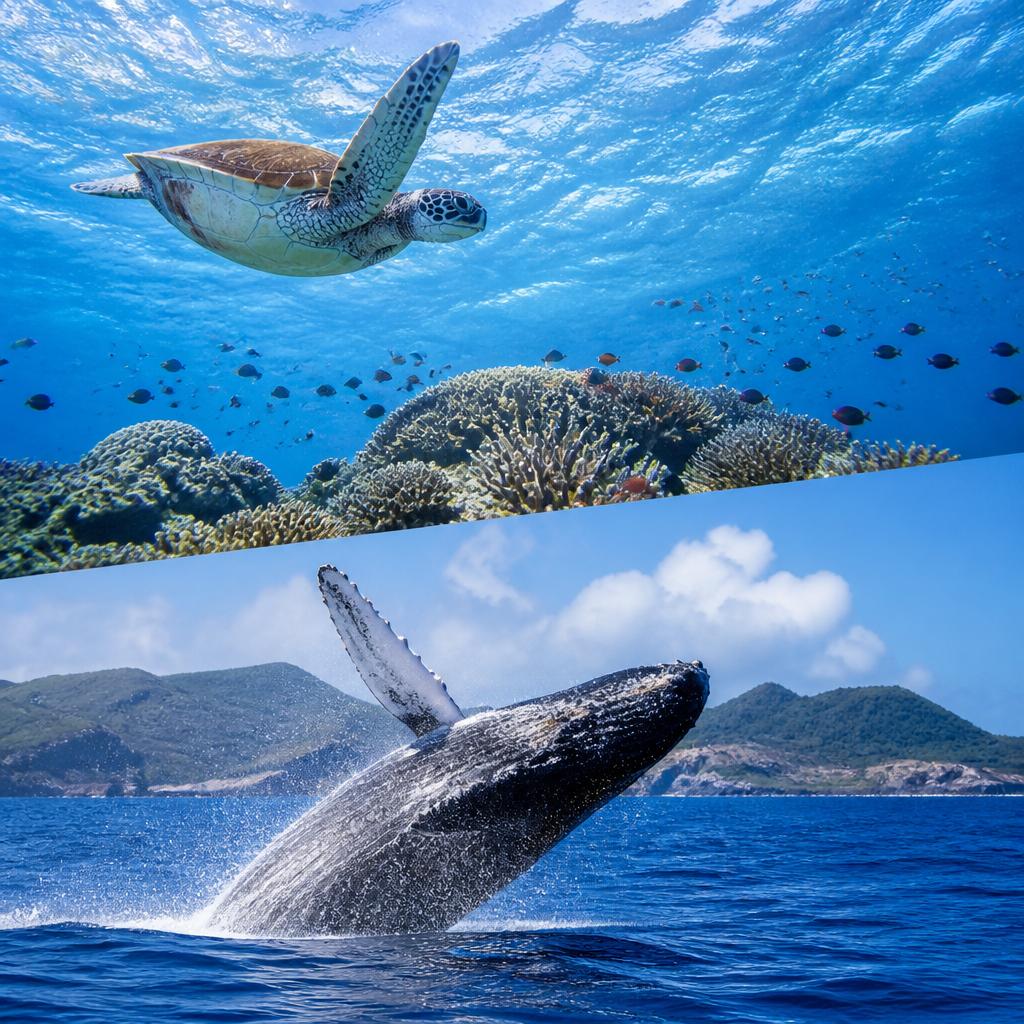 驚きの瞬間をあなたに！沖縄・慶良間諸島で体験ダイビングとホエールウォッチングを楽しもう！